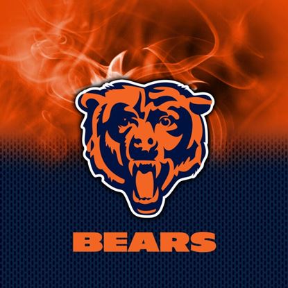 Picture of KR NFL Chicago Bears On Fire Bowling Towel