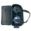 Picture of Brunswick Blitz Double 2 Ball Roller Black Bowling Bag